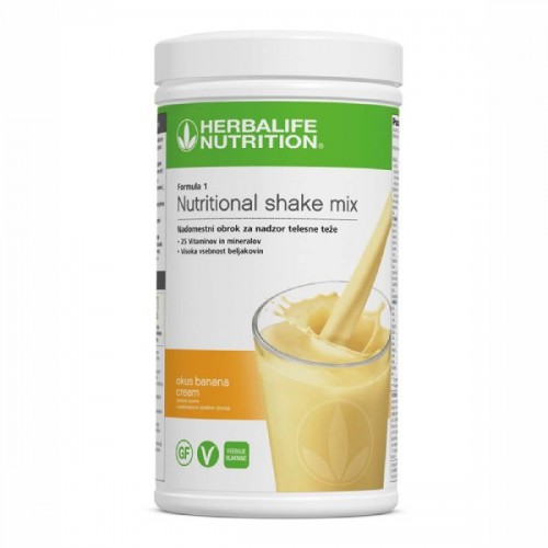Formül 1 Öğün Yerine Geçen Besleyici Shake Karışımı Muz Aromalı